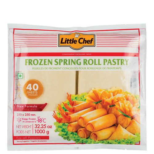 Frozen Spring Roll Pastry 10 SQ In