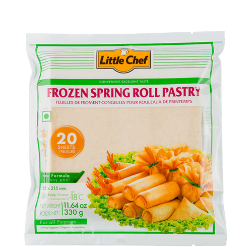 Frozen Spring Roll Pastry 8.5 SQ In