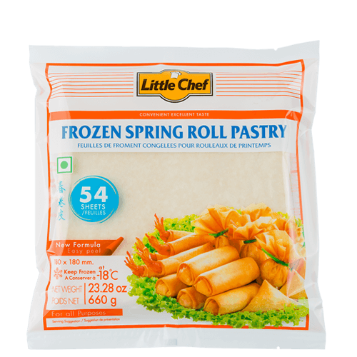 Frozen Spring Roll Pastry 7 SQ In