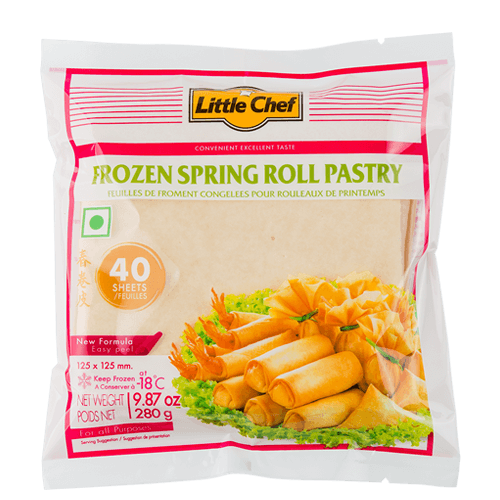 Frozen Spring Roll Pastry 5.5 SQ In