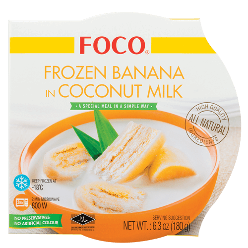 Frozen Banana in Coconut Milk 