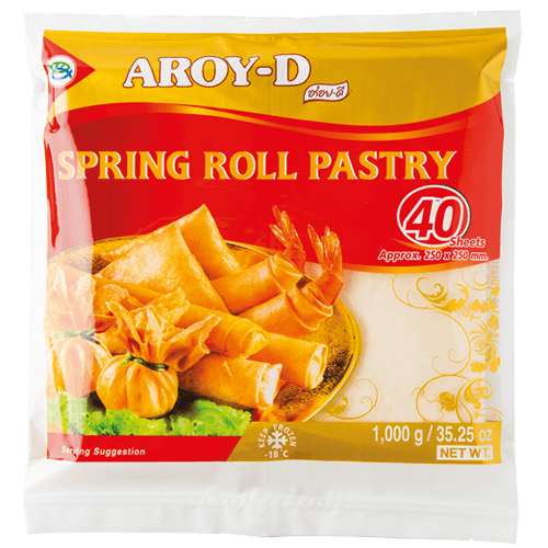 Frozen Spring Roll Pastry 10 SQ In 