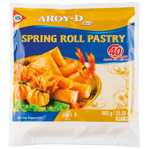 Frozen Spring Roll Pastry 8.5 SQ In 