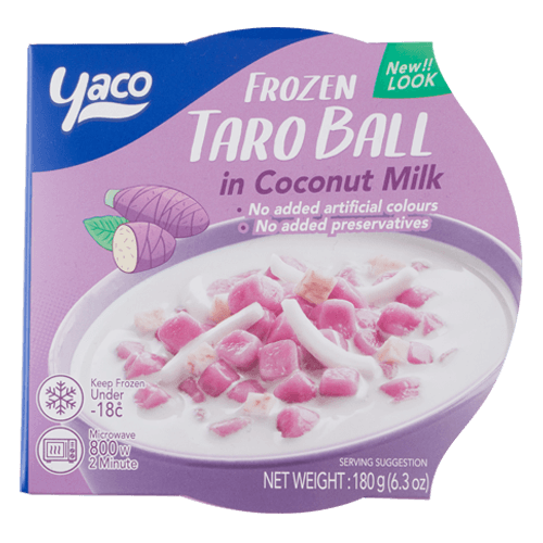 Frozen Taro Ball in Coconut Milk