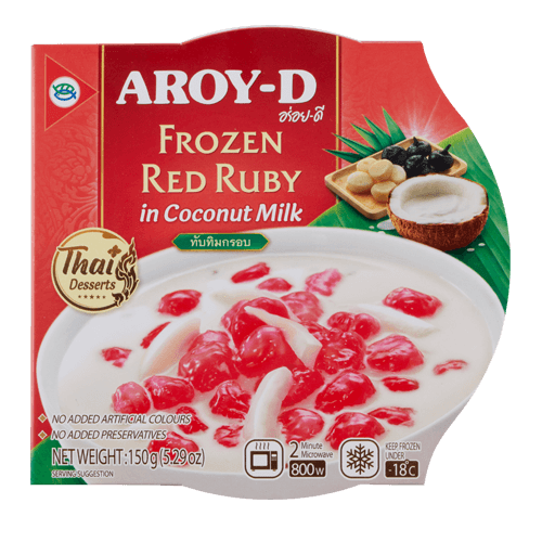 Frozen Red Ruby in Coconut Milk